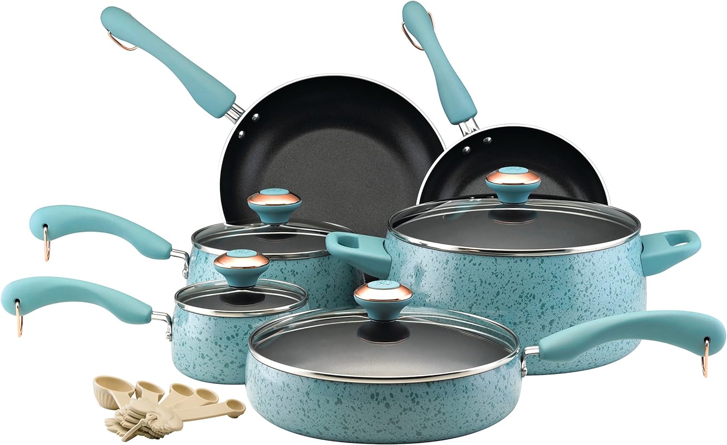 Paula Deen Signature Nonstick Cookware Pots and Pans Set