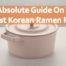 An Absolute Guide On The Best Korean Ramen Pot