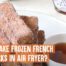 frozen french toast sticks in air fryer
