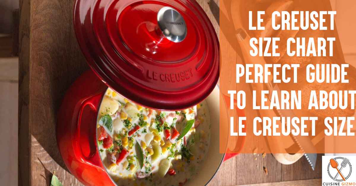 le creuset size chart