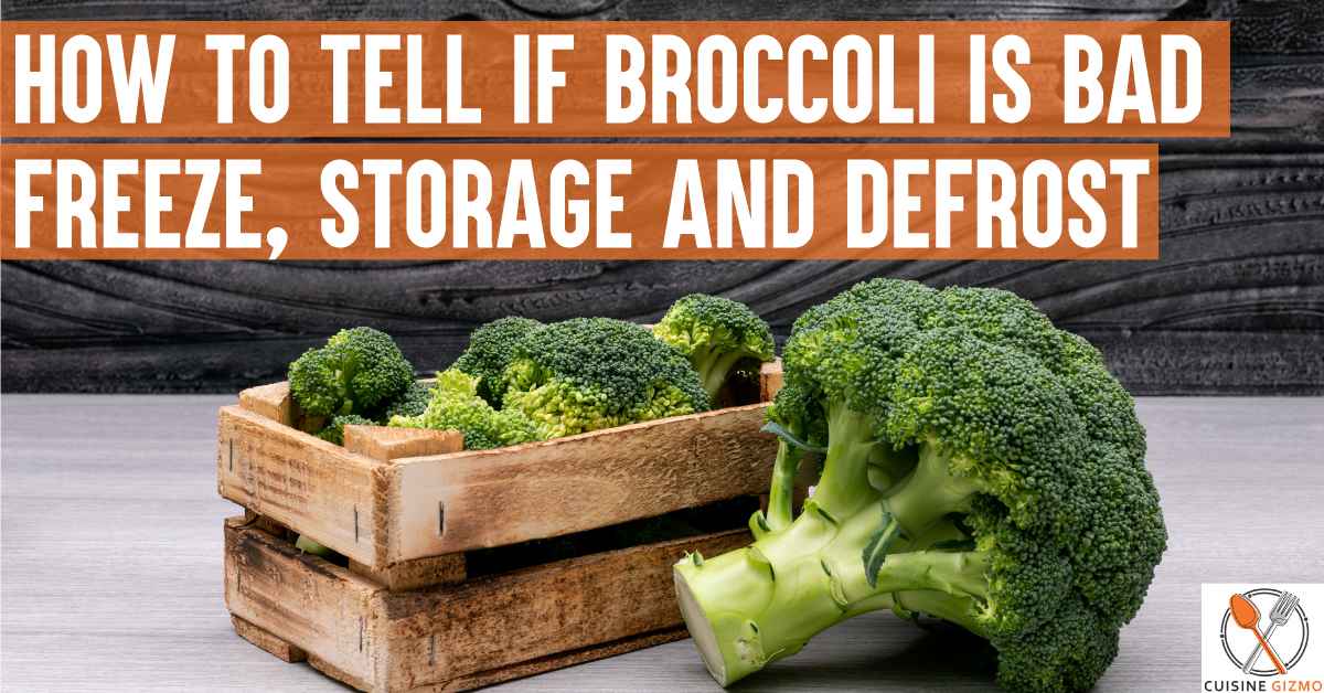 How to Tell if Broccoli is Bad: Freeze, Storage and Defrost