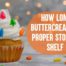 how long can buttercream sit out