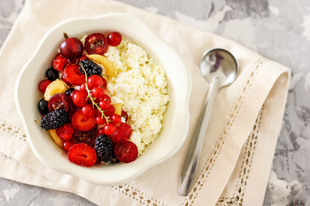 Cottage Cheese with Berries