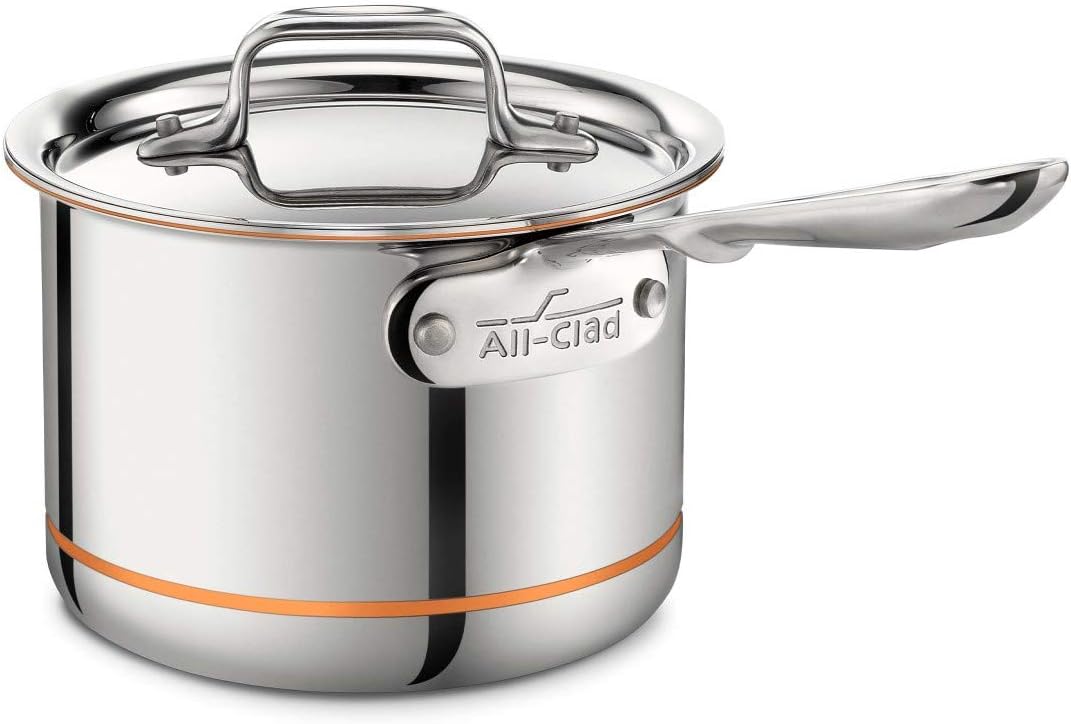 All Clad Stainless Steel Saucepan
