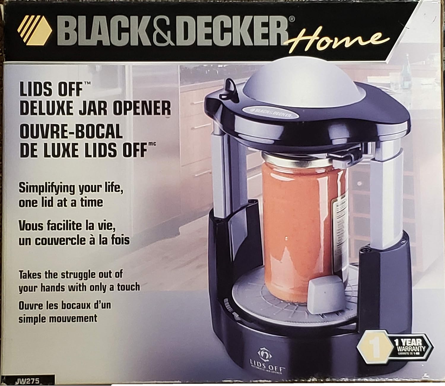  Black & Decker Lids Off Jar Opener 