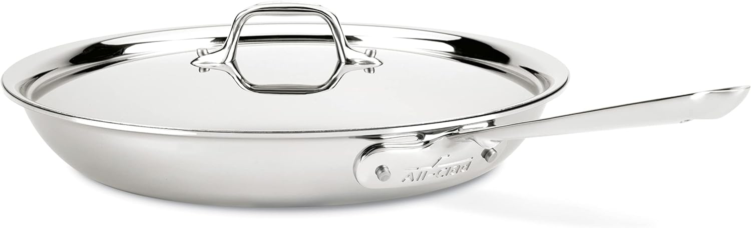 Badge All-Clad Induction Base Stainless Steel Frying Pan
