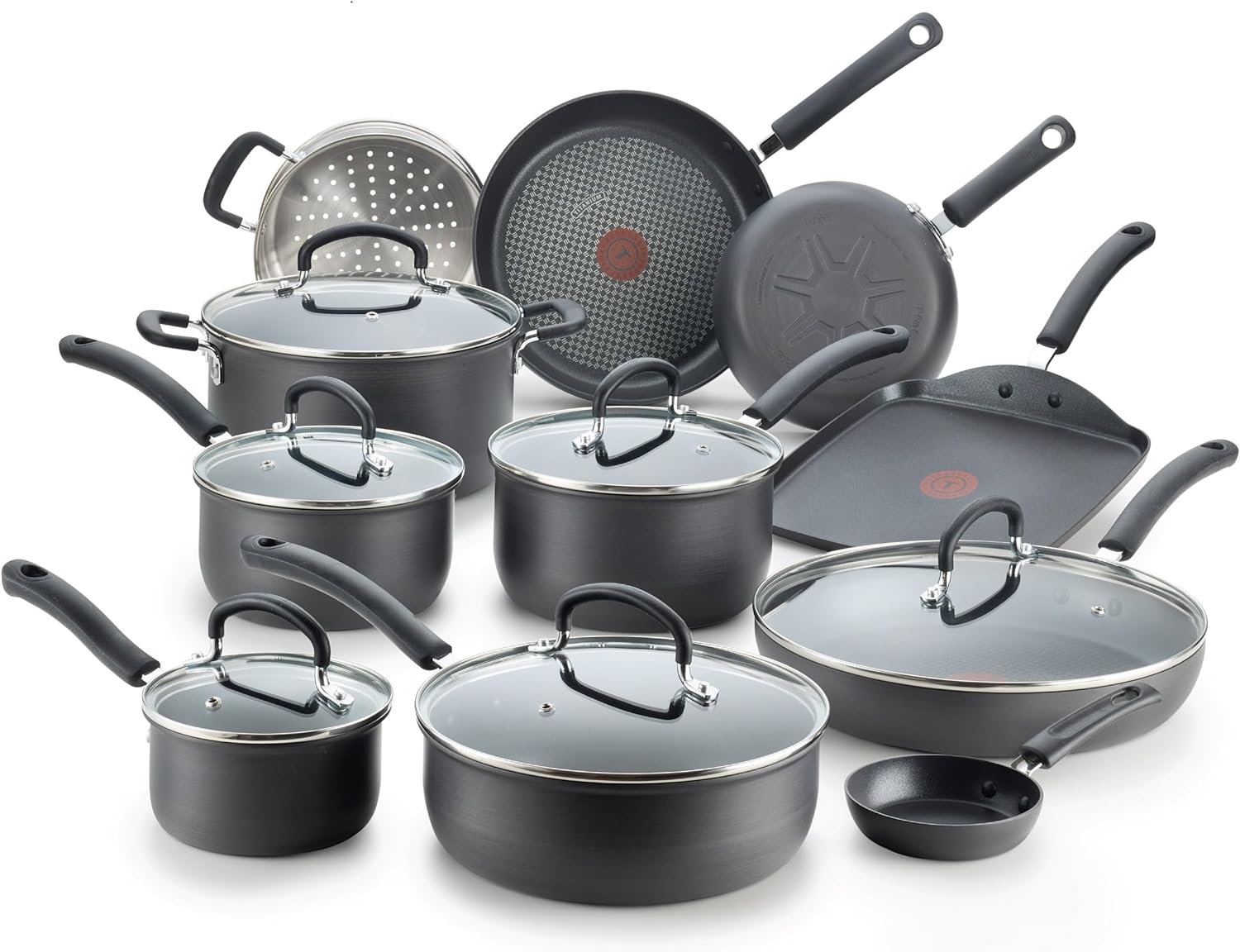 T-Fal Ultimate Hard-Anodized Nonstick 17-Piece Cookware Set