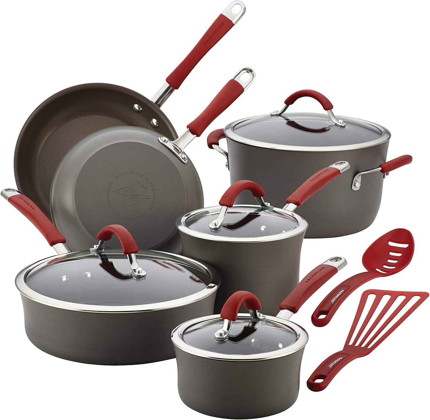 Rachael Ray - 87630 Rachael Ray Cucina Hard Anodized Nonstick Cookware Pots and Pans