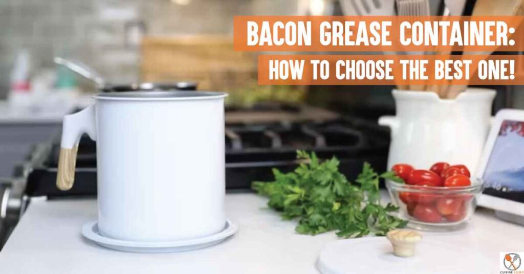 Bacon Grease Container How to Choose the Best One! CuisineGizmo