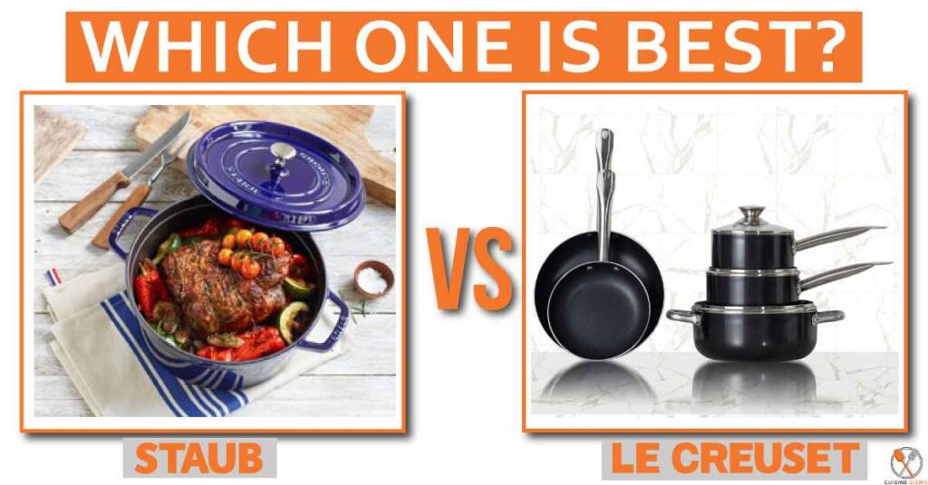 which is heavier staub or le creuset