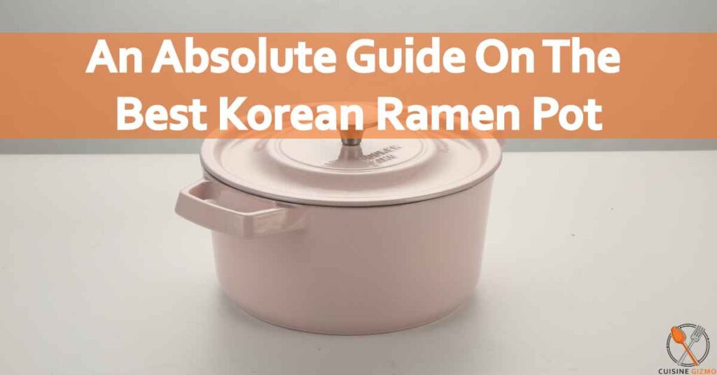 An Absolute Guide On The Best Korean Ramen Pot