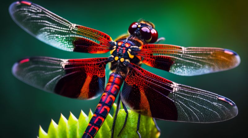 Different Colors of Dragonflies
