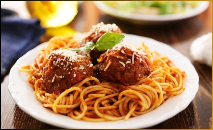 Canned Spaghetti and Meatballs