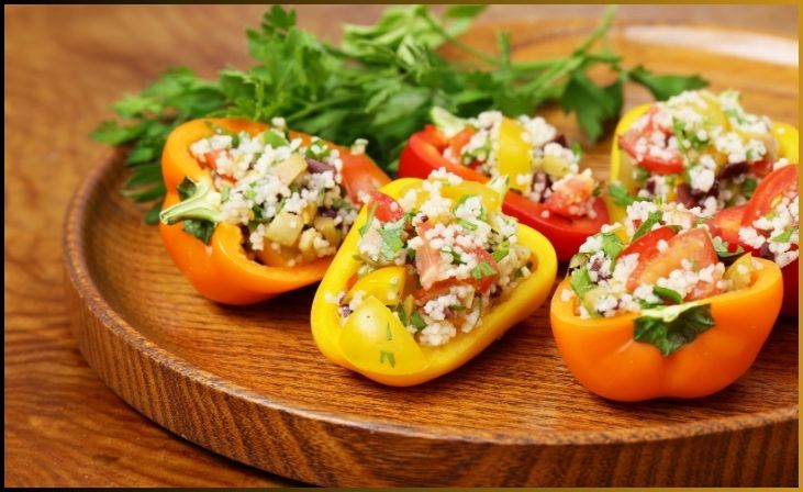 Cheesy Stuffed Bell Peppers
