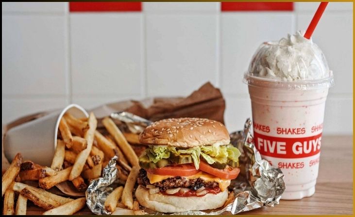  Five Guys' Bacon Burger