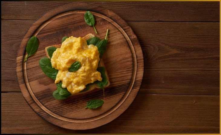 Scrambled Eggs with Spinach