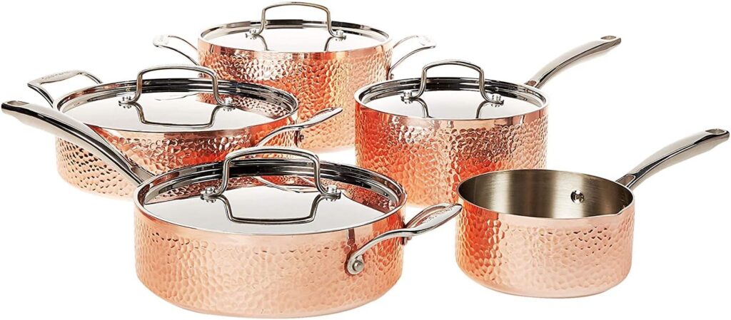 Tri-Ply Hammered Copper Cookware by Cuisinart