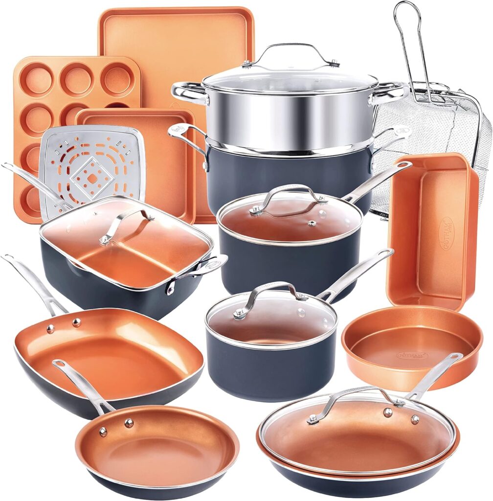 Best Cookware Set with Faux Copper Finish