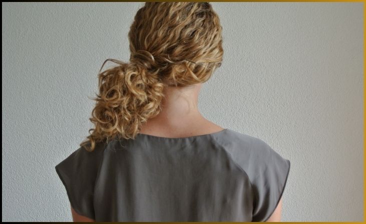 Curly Side Ponytail