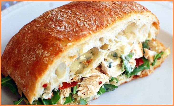 Chicken Caesar Club Sandwich