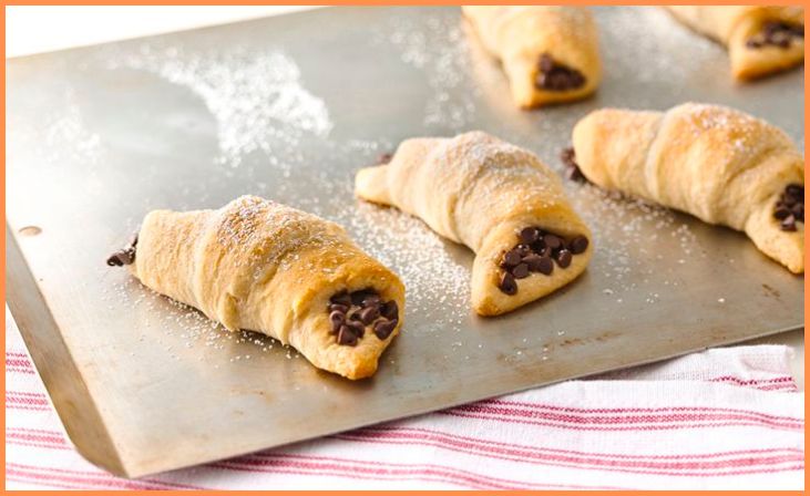 Chocolate-filled Crescents: