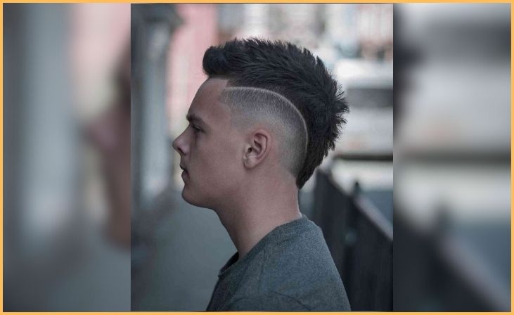 Disconnected Mohawk Fade