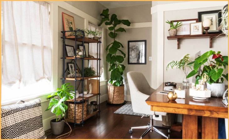Nature-Inspired Home Office