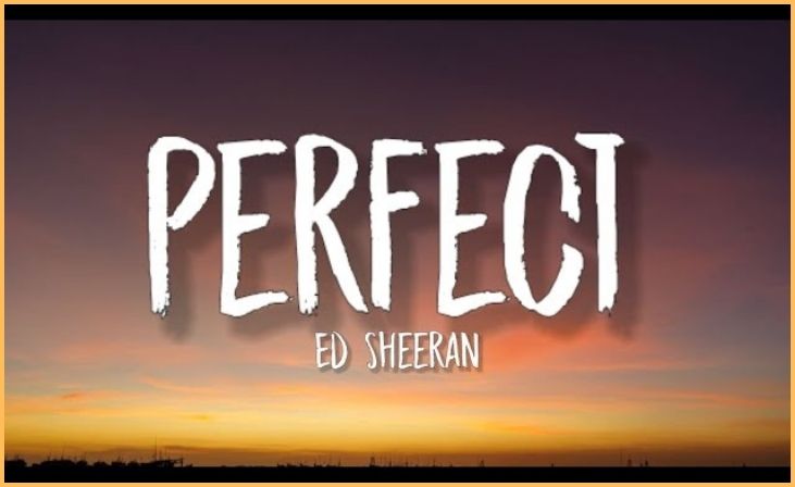 "Perfect" door Ed Sheeran