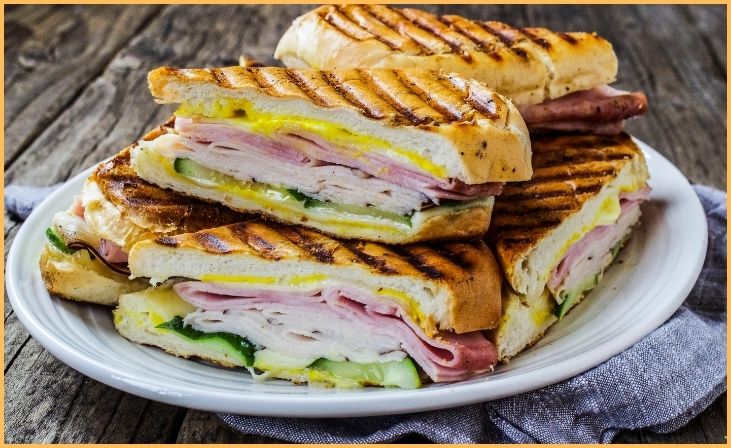 Pickle Sub Sandwiches with Turkey & Cheddar