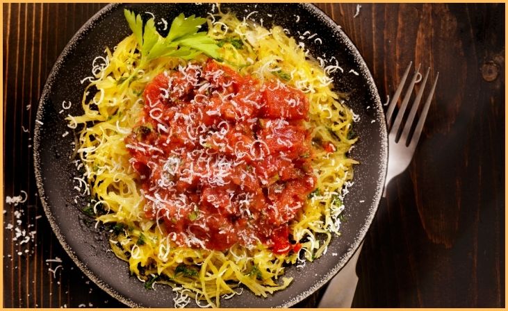 Spaghetti Squash with Marinara