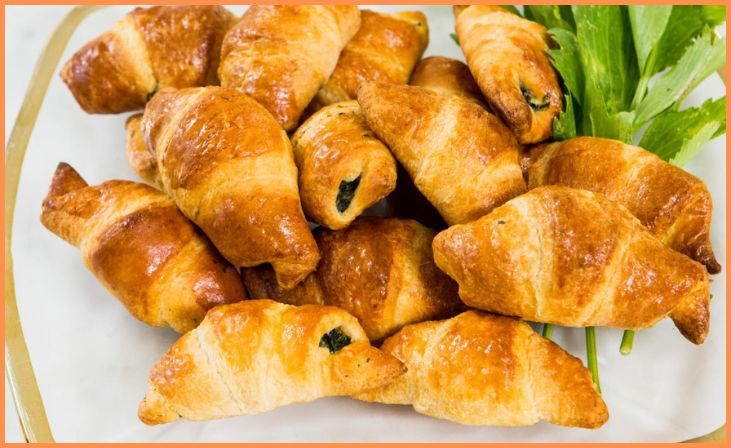 Spinach and Feta Stuffed Crescents