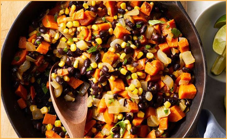 Sweet Potato and Black Bean Casserole