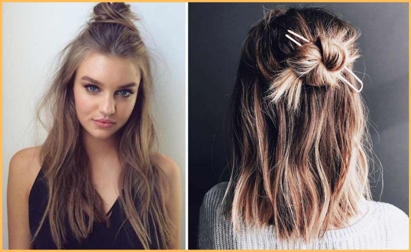 Top Knot with Bobby Pins