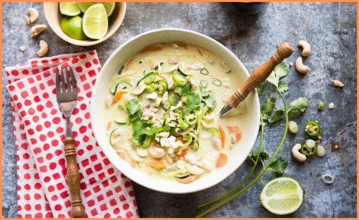 10. Thai Coconut Curry Soup