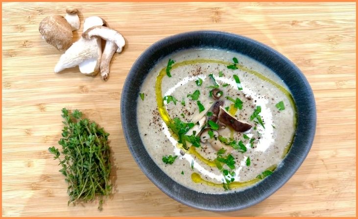 7. Creamy Wild Mushroom Soup